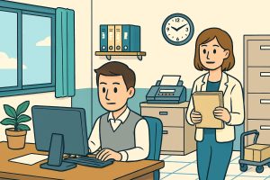 オフィス・バックヤード・社員の私物管理を統一し、清潔感のある空間を維持